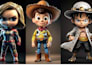 create cute chibi 3d character modeling and stylized rendering